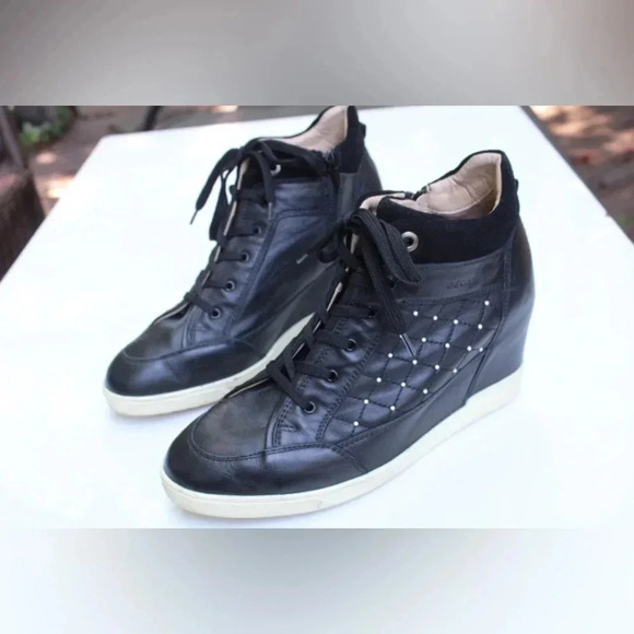 Geox studded wedge sneakers - Picture 7 of 11
